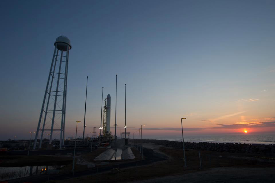 Big Rocket Test Launching from Virginia Island Wednesday